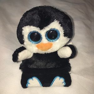 Ty penguin phone holder